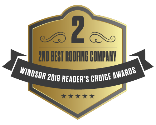 2nd Best Roofing Company Windsor 2019 Reader's Choice Awards