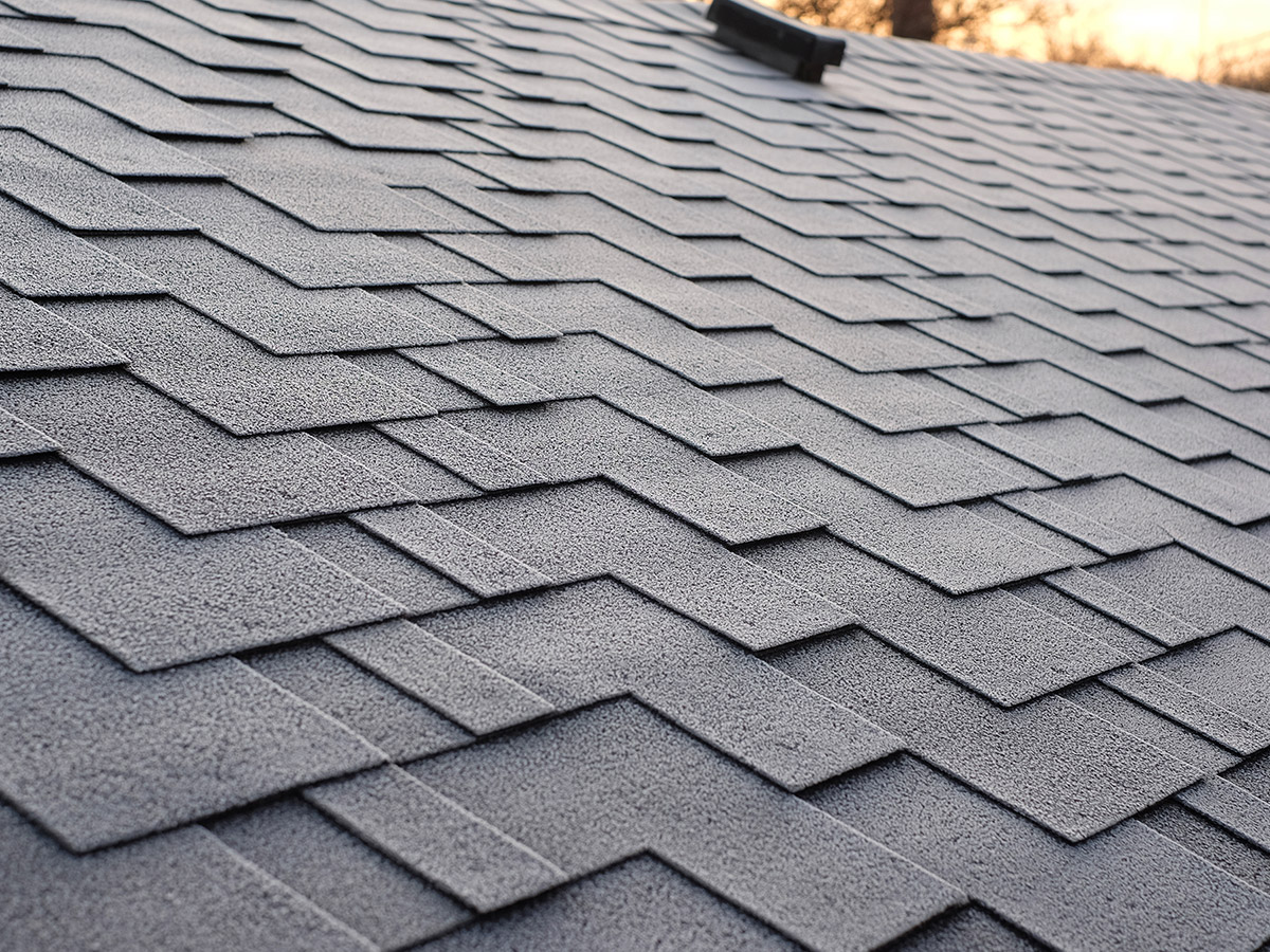A well maintained house roof