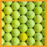 Tennis balls to showcase 2.5+ inches.