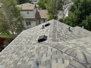 view of a replaced roof in loveland colorado